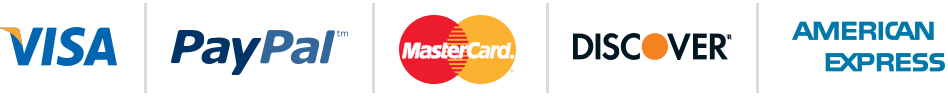 Accepted payment cards